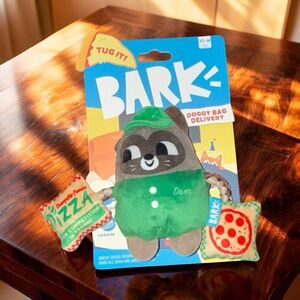NEW Bark Box Late Bite Delivery Guy Plush Tug Toy Size S/M Dog Toy